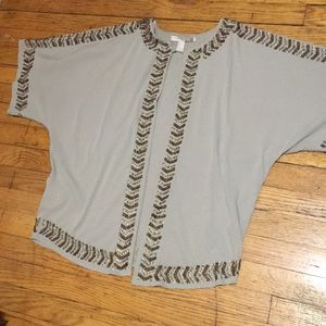 Hand beaded cardigan